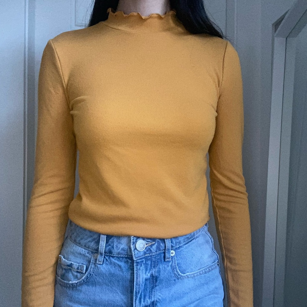 F21 mock neck top